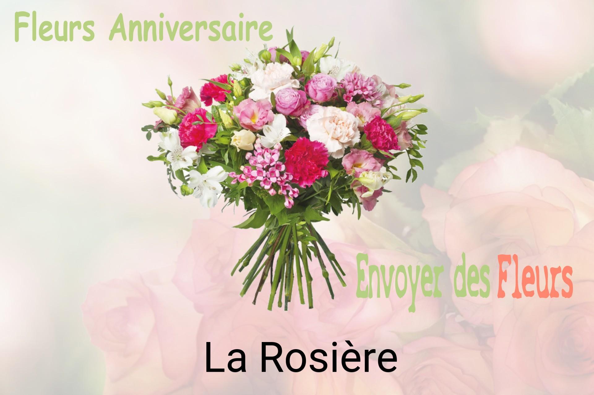 Bouquet de fleurs d’anniversaire livré à La Rosière